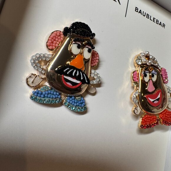 BaubleBar Pixar Disney Toy Story Mr. and Mrs. Potato Head Earrings - Picture 5 of 8
